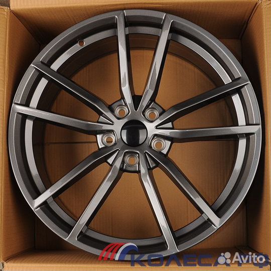 Диски 5419 8/19 5x112 ET45 d57.1 #GUN metal