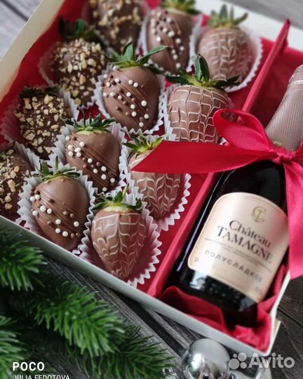 Клубника в шоколаде букеты подарки