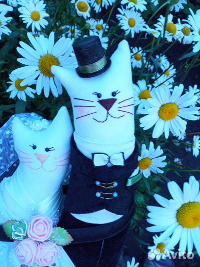 Свадебные Коты Обнимашки.Неразлучники