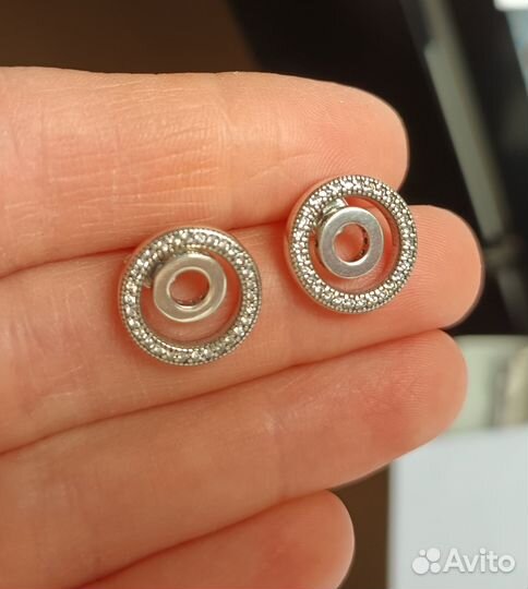 Серьги серебро