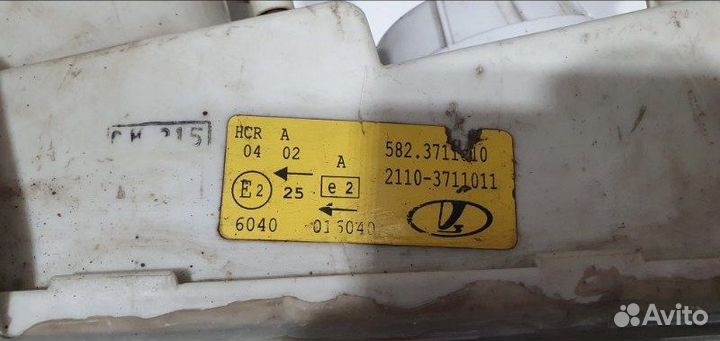 Фара галогеновая правая LADA 2110 седан