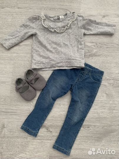 Джинсы, свитер для девочек