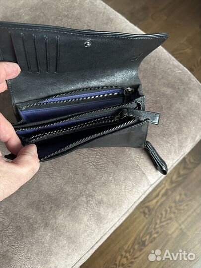 Кожаный клач мужской