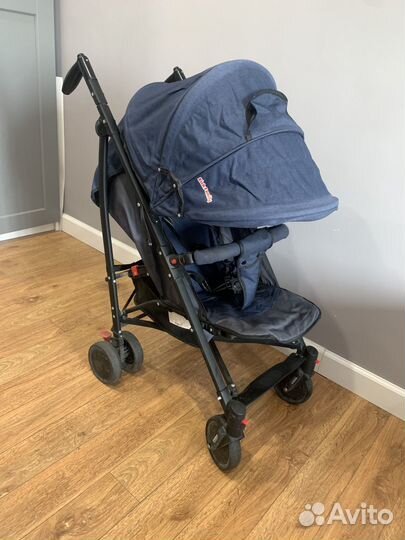 Коляска трость Rich Family синяя