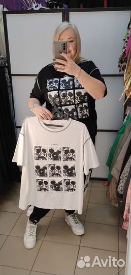 Футболка женская спорт шик 46/54