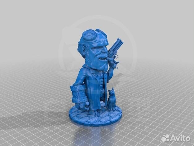 3D модель STL Хеллбой Hellboy