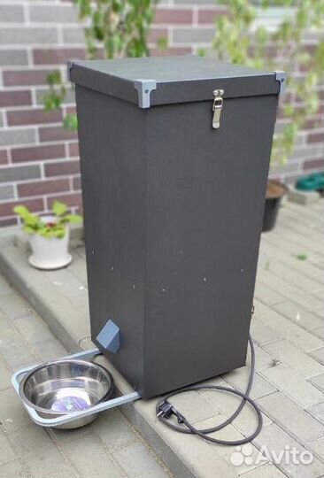 Кормушка автоматическая для собак,коричн.серая 7кг