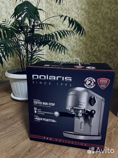 Кофеварка рожковая polaris