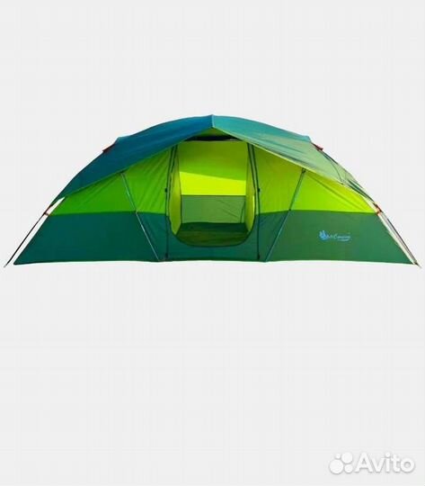 Палатка кемпинговая 4 местная с тамбуром mir-1100