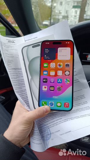 Айфон 15 Plus на 256 (АКБ 100,Чек,SIM)