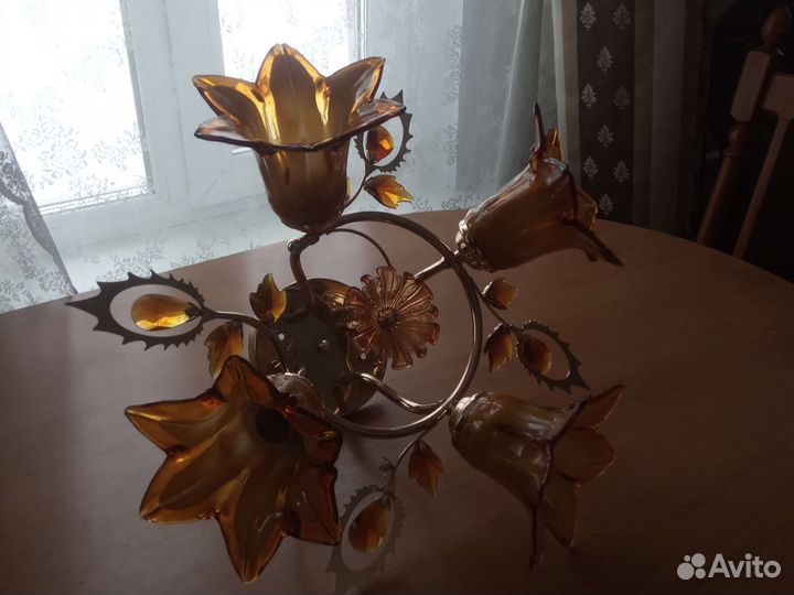 Люстра потолочная бу