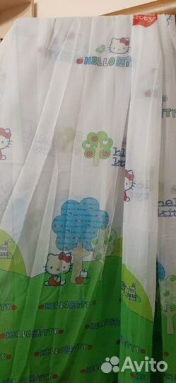 Тюль на шторы новая