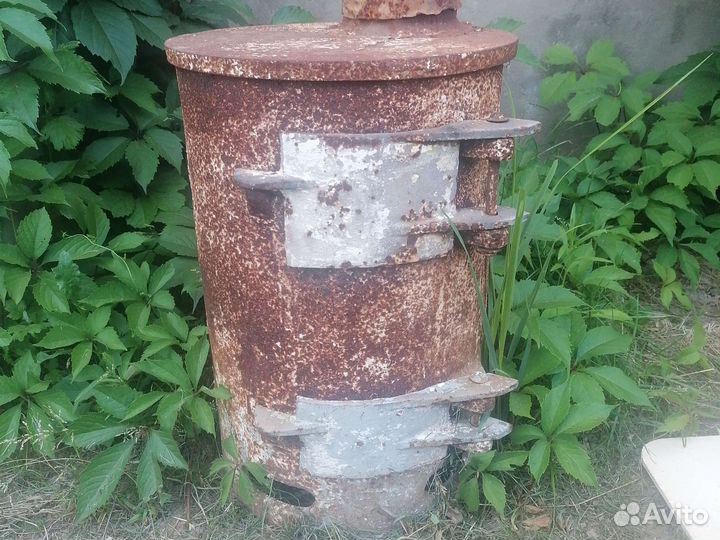 Печка буржуйка чугунная разборная