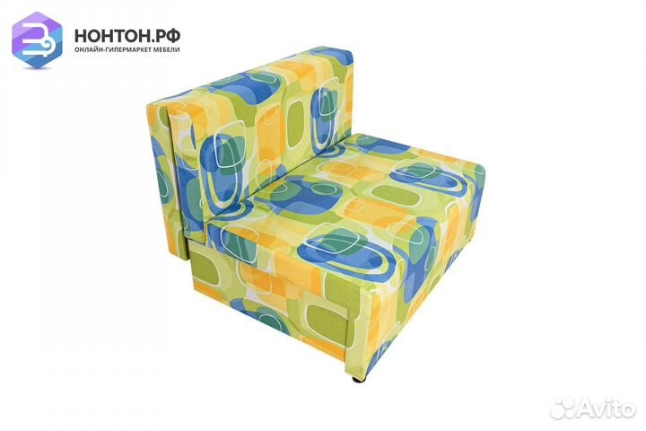 Диван еврокнижка Умка желто-голубой