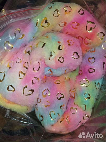 Ткань Плюш Радужный, 200 на 150 см отрез