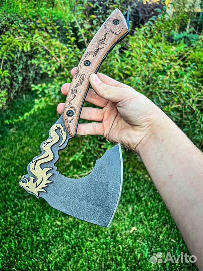 Кизлярский топор с гравировкой
