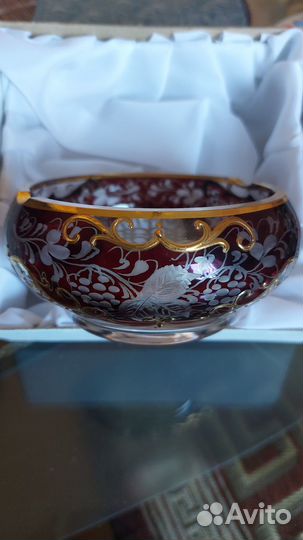 Пепельница, Чешское стекло