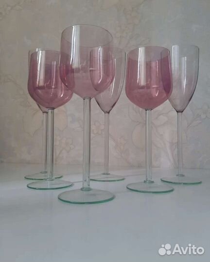 Калининские фужеры для вина и шампанского СССР