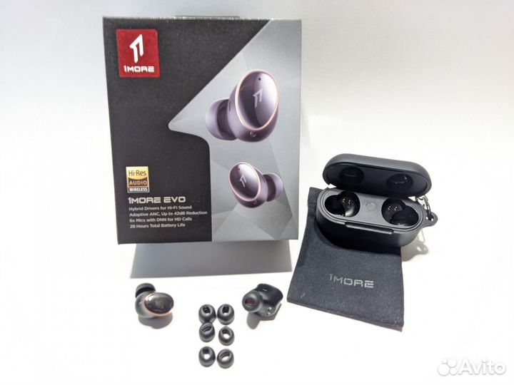 1More Evo Беспроводные bluetooth наушники - Б\У