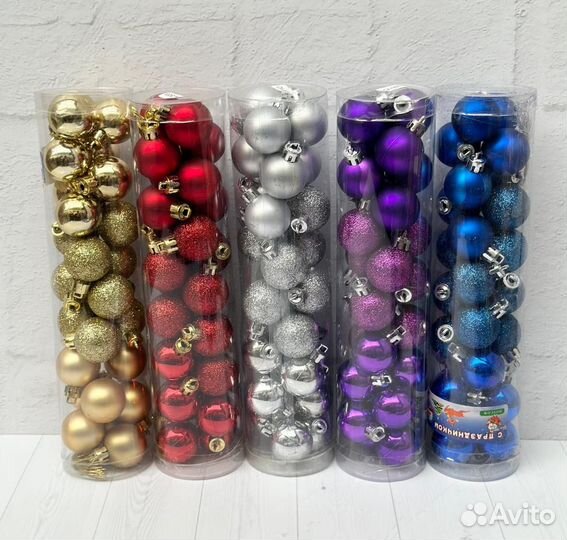 Новогодние шарики на елку