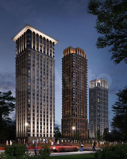 Квартира-студия, 25,4 м², 16/25 эт.