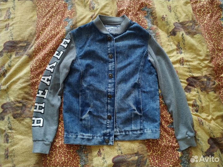 Джинсовая куртка для мальчика 164