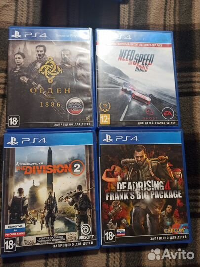 Игры для приставок ps4