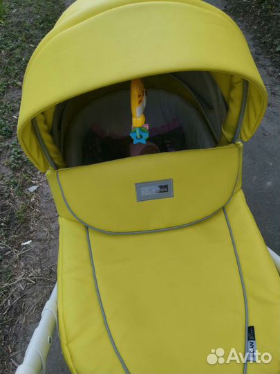 Коляска 2 в 1 эко кожа