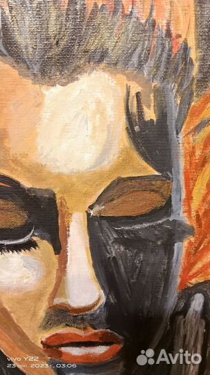 Картина маслом Золото на черном