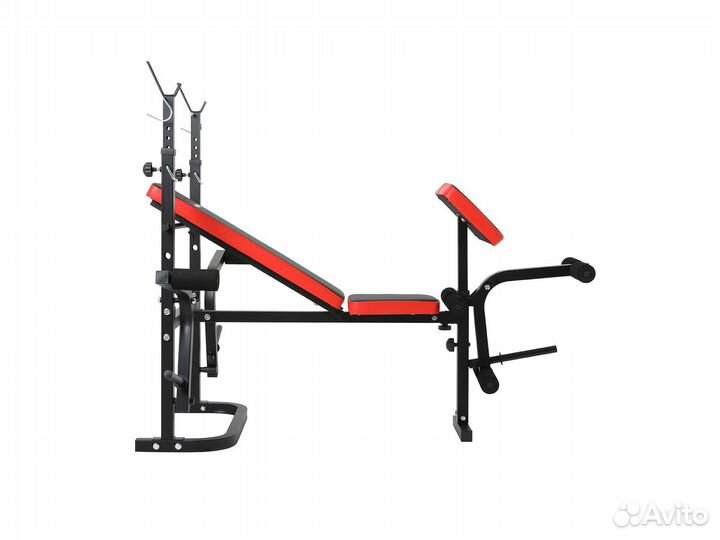 Скамья силовая со стойками unix Fit bench 120P