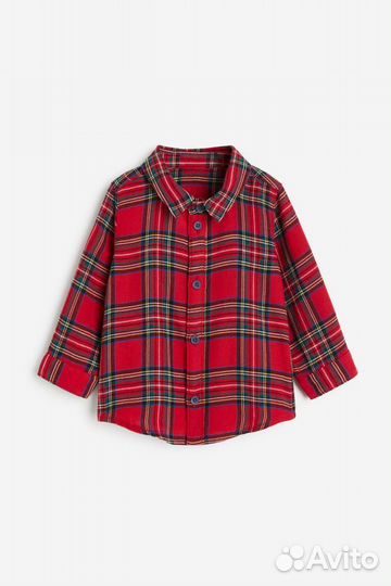 Рубашка на мальчика или девочку 86 H&M новая