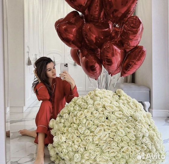 Букет гигант из роз