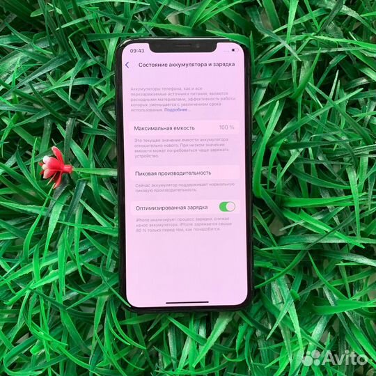 iPhone 10 акб 100