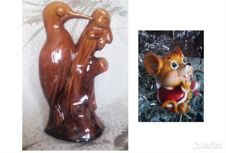 Декор. Птица. Мышь