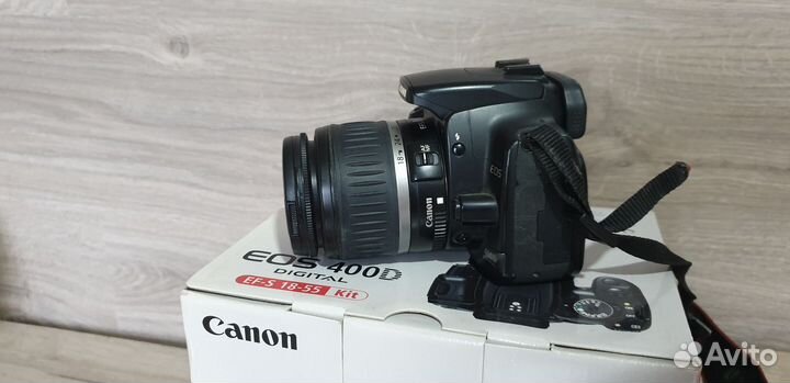 Зеркальный фотоаппарат canon 400D + kit 18-55 ii