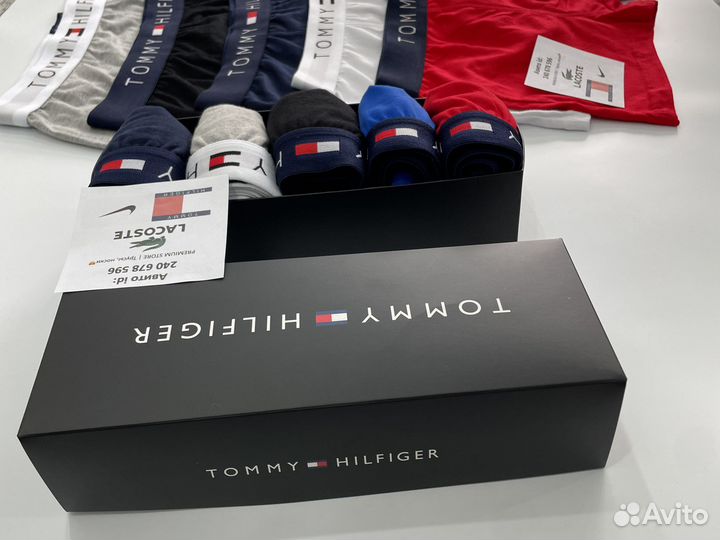 Трусы мужские tommy hilfiger 10 пар