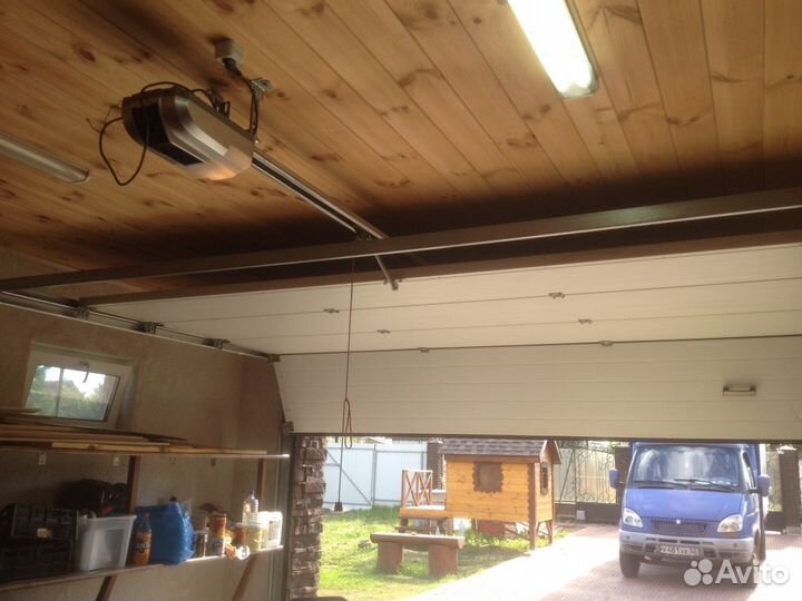 Секционные автоматические гаражные ворота