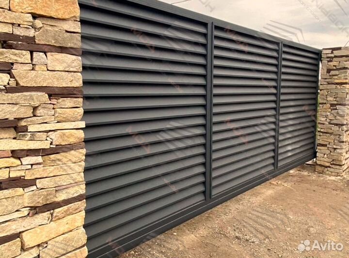 Забор жалюзи
