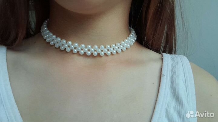Чокер из бисера