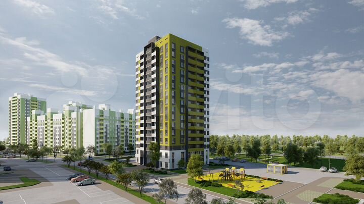Квартира-студия, 33 м², 15/16 эт.