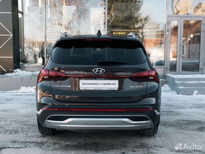 Hyundai Santa Fe 2.2 AMT, 2021, 75 629 км