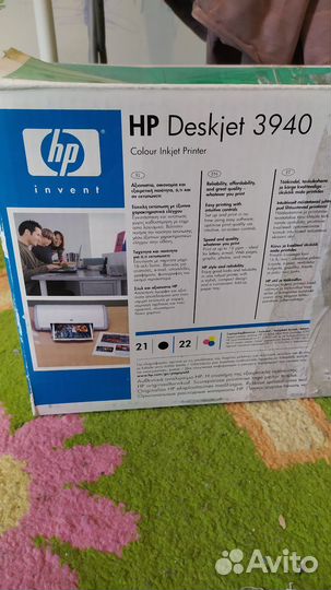 Принтер HP deskjet 3940