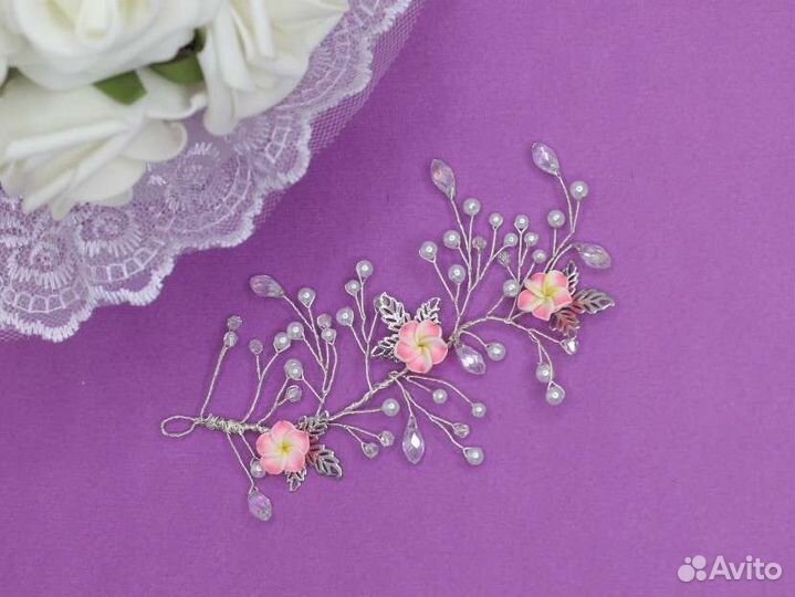 Украшения для прически, гребни, веточки