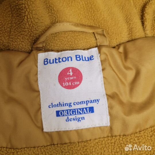 Куртка зимняя Button Blue размер 104