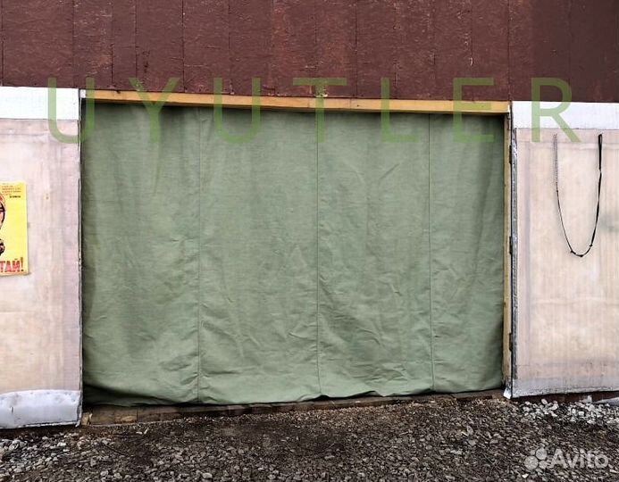 Пошив брезентовых штор в гараж на ворота