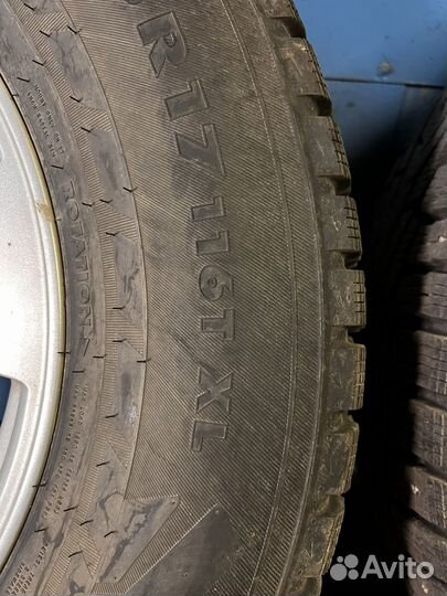 Колеса в сборе r17 зимние 6 139.7