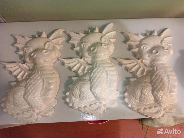 Гипсовые фигуры, изделия, декор, копилки, кашпо