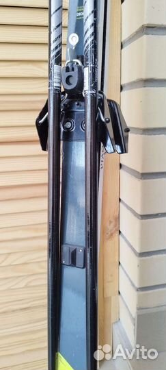 Лыжи детские с палками и ботинками размер 33-34