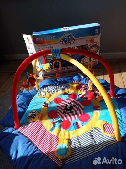 Коврик-манеж Canpol babies+погремушки