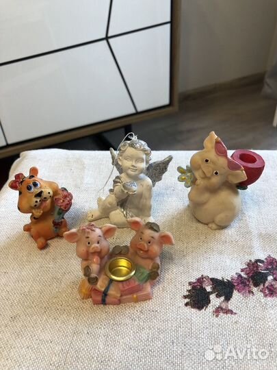 Бычок и другие скульптуры